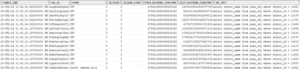 Diagnosing Parsing Issue with&nbsp;ASH