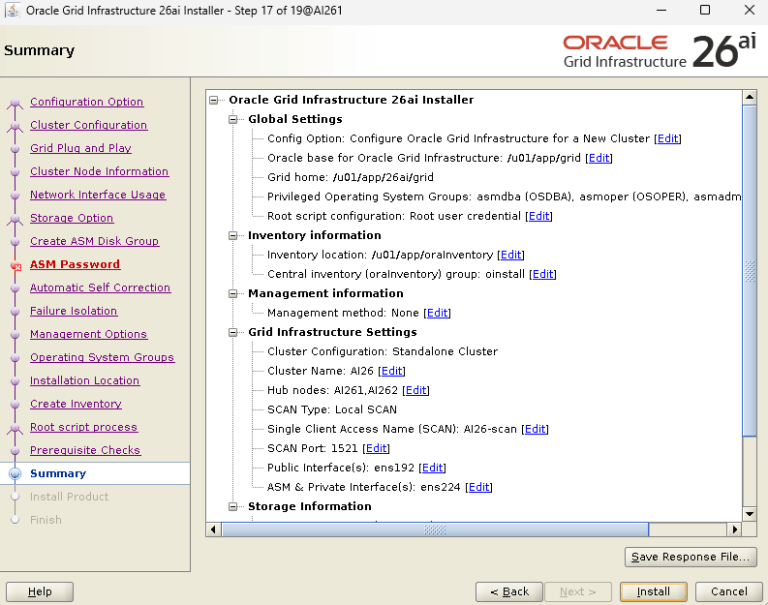 Oracle 26 Step-by-Step: Installing Oracle 26ai RAC Database on Linux Using VMware ...