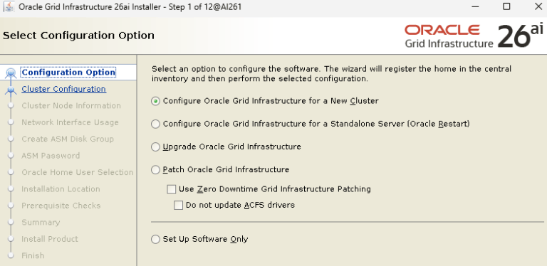 Step-by-Step: Installing Oracle 26ai RAC Database on Linux Using VMware ...